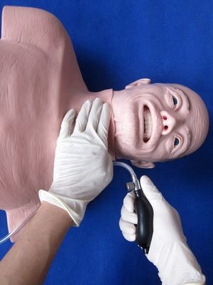 Manikin de PVC avançado A melhor escolha para o treinamento de ressuscitação e intubação de idosos