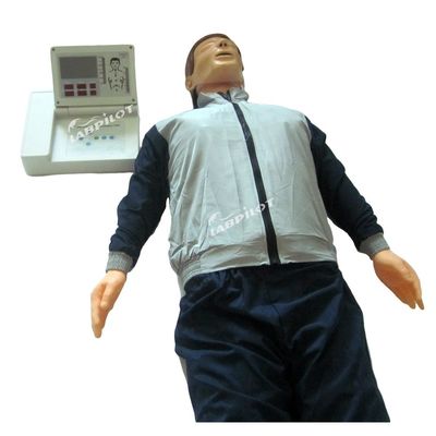 Modelo de ensino de ressuscitação de grande LCD de manequim humano realista para treinamento de RCP de adultos