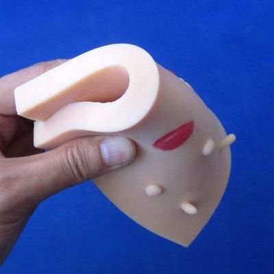 Leções de doenças patológicas da pele vívidas Modelo para ensino médico Pad de sutura