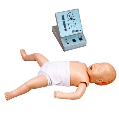 Formação de primeiros socorros para bebês boneca manequim eletrônico para pacientes demonstração de cuidado