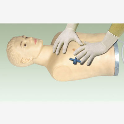 Manikin de perfuração torácica de PVC avançado para demonstração e treinamento de habilidades clínicas