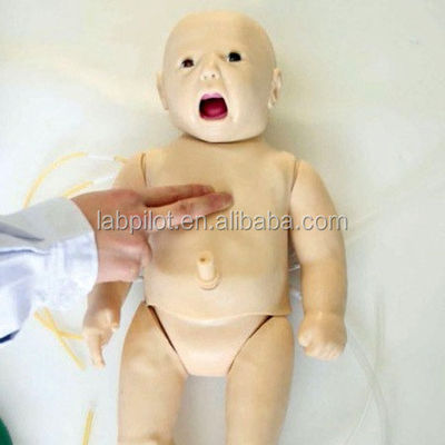 Simulação realista da pele PALS Manikin de bebê recém-nascido para auscultação e treinamento ECG