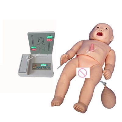 Simulação realista da pele PALS Manikin de bebê recém-nascido para auscultação e treinamento ECG