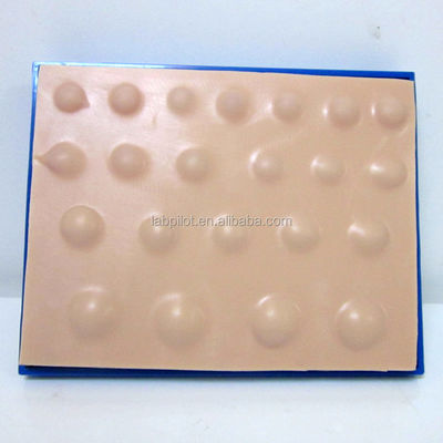 Prática Cirúrgica Modelo de pele Pad grande de suturação para drenagem de incisão de abscesso Prática