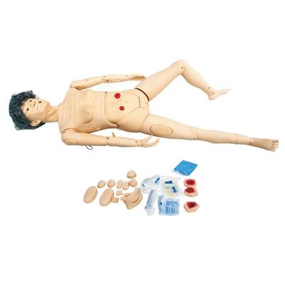Função de intubação Mulher Idosa Manikin de enfermagem para formação de cuidados básicos em clínicas
