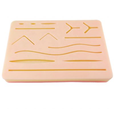 Modelo de treino de sutura de silicone de 3 camadas perfeito para melhorar a prática cirúrgica