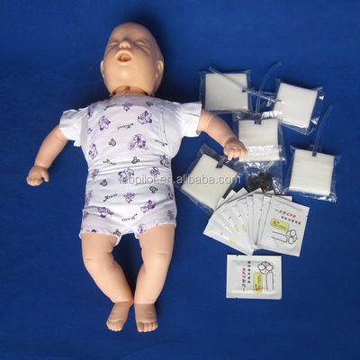 Manobra Heimlich Infante Manikin sufocante de tamanho humano Demonstração de RCP do bebê