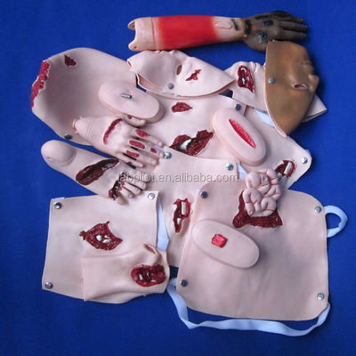 Modelo de Treinamento de Competências de Emergência Modelo Avançado de Avaliação de Trauma de Queimadura Facial em PVC