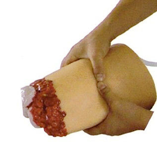 Manikin para Hemostase Prática de Treinamento Modelo Trauma Primeiros Socorros Bandagem membro