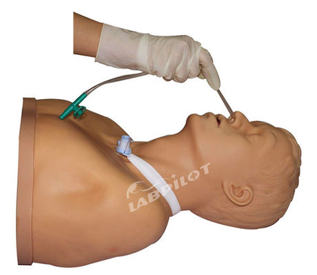 Manikin de enfermagem com Função de Treinamento de Sucção Adultos Cuidados e Sucção de Traqueostomia