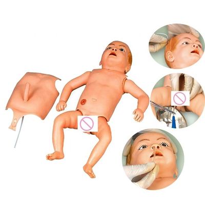 Manikin de bebê multifuncional com material avançado de PVC