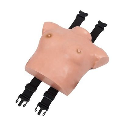 Modelo avançado de exame de mama de PVC vestível para habilidades ginecológicas