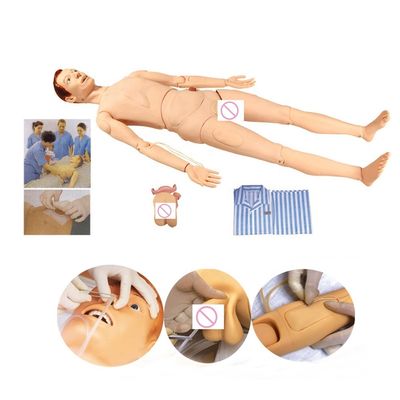 Simulador de doentes totalmente flexível Formação de enfermagem Maniquim para formação individualizada