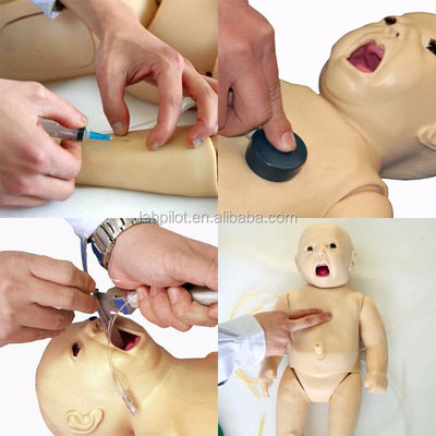 ACLS Enfermagem Neonatal Manikin Tamanho da vida humana Subjeto para ensino de ciências médicas