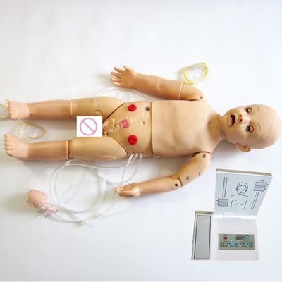 Cuidados Pediátricos Criança de um ano de idade Enfermagem e RCP Manikin para treinamento de salvação de vidas