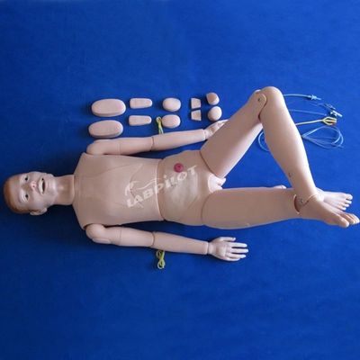 Demonstração de cuidados com pacientes Ciência médica avançada Enfermagem Maniquim com órgãos internos
