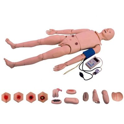 Manikin de enfermagem de PVC multifuncional avançado para treinamento abrangente de cuidados com pacientes