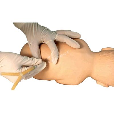 Boneca de treinamento de punção lombar infantil para manequim pediátrico nos cuidados de enfermeiros médicos