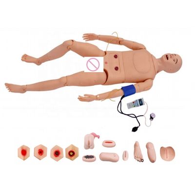 Tamanho de vida humana Full Funcional Adultos Manikin de enfermagem com simulador de pressão arterial