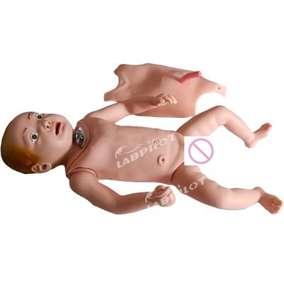Modelo de manequim para simulação realista de traqueostomia infantil pediátrica