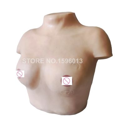 Manikin modelo de inspecção mamária para formação de enfermeiros em palpação de tumores ginecológicos