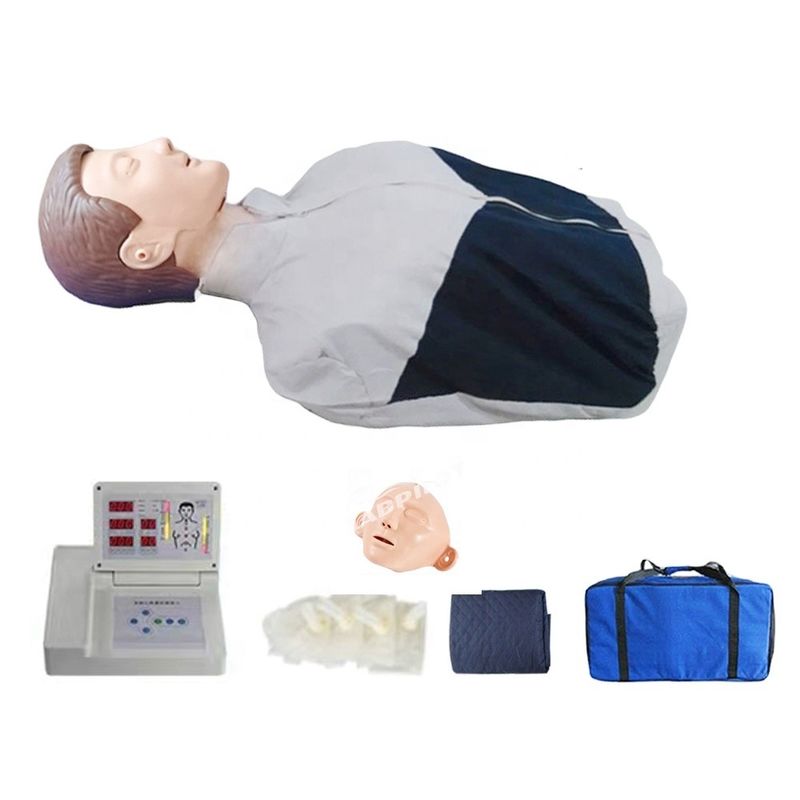 Ciências Médicas Adultos Meia-corpo RCP Torso manequim para Emergência habilidades de prática Modelo