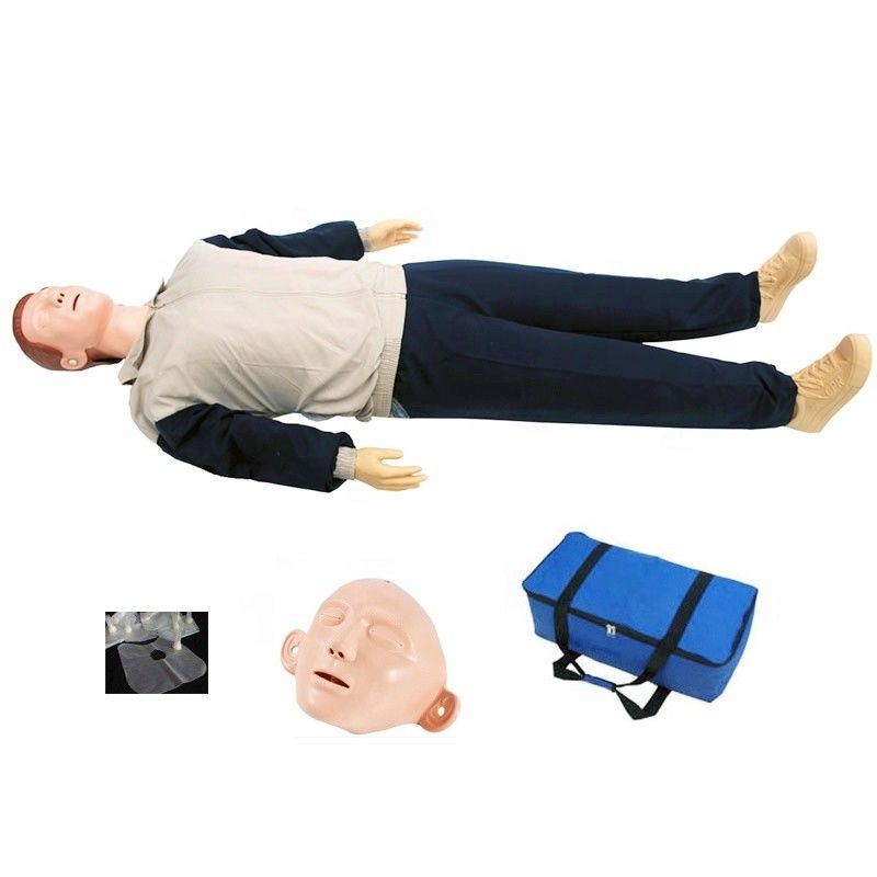Maniquínio de Resuscitação CPR de corpo inteiro para resgate de pacientes e demonstração em ciência médica