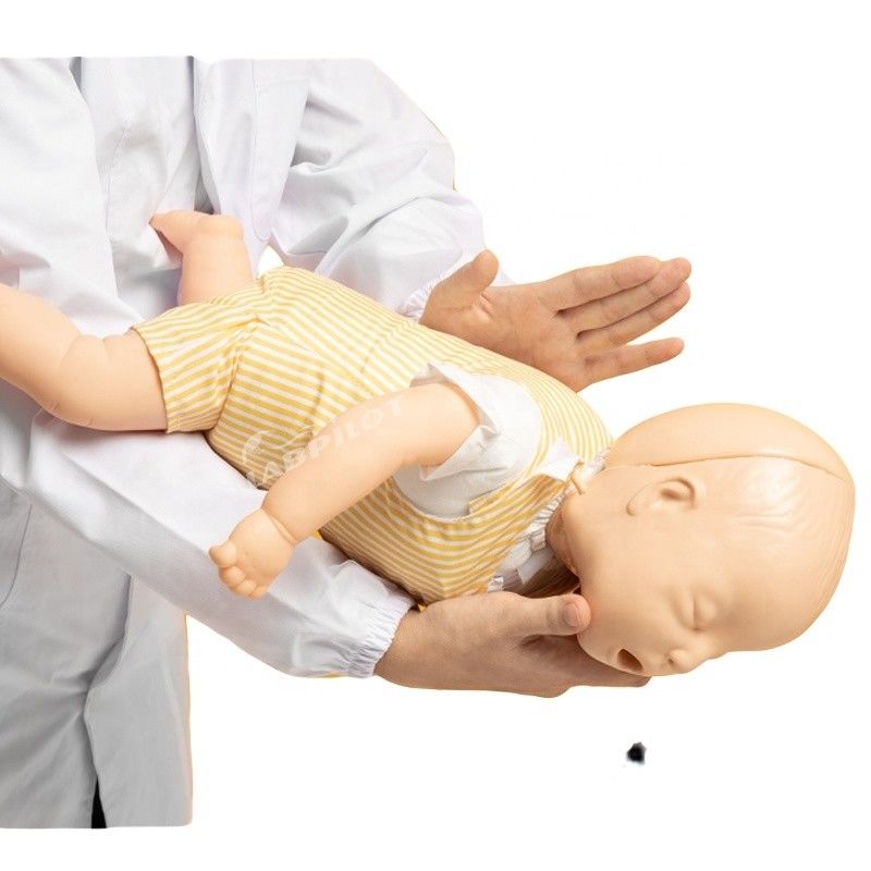 Manobra Heimlich Infante Manikin sufocante de tamanho humano Demonstração de RCP do bebê