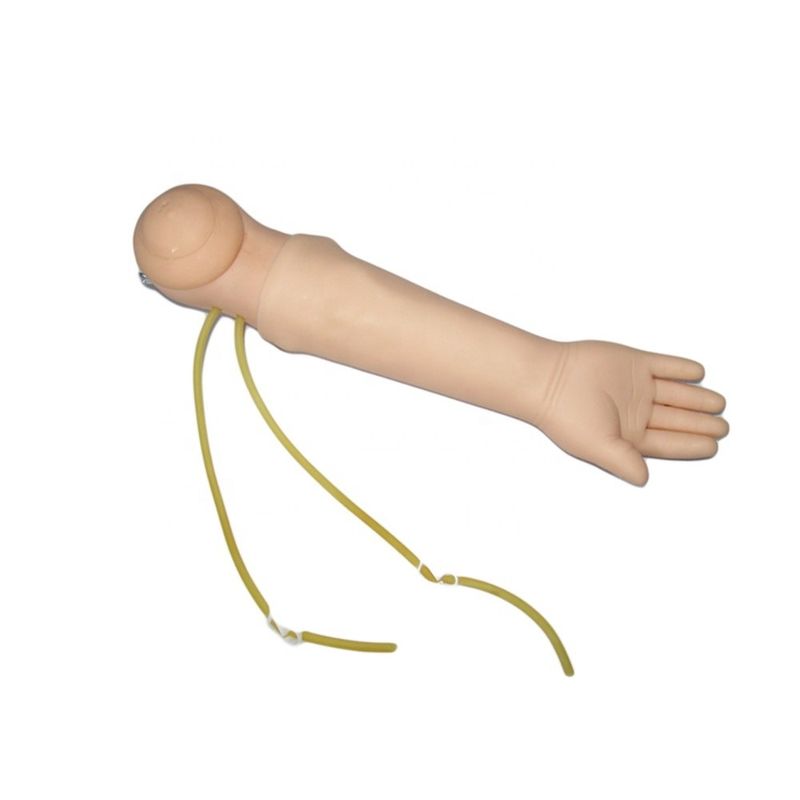 Manikin de tamanho humano portátil infante Venipuncture treinamento braço modelo IV braço Injeção ensino mão fantasma